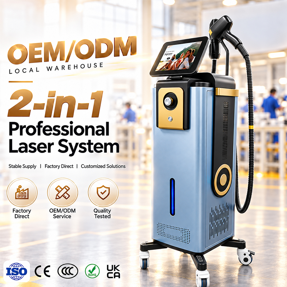 5 Wavelength Diode Laser Hair Removal Machine with Cooling | ZENI - Image 2