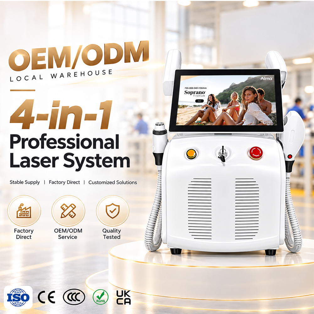 4 in 1 Diode Laser Hair Removal Machine with DPL, Pico & RF | ZENI - Image 2