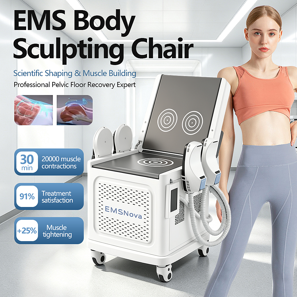 EMS Body Sculpting Chair with 4 Handles for Pelvic Floor Training | ZENI - Image 2