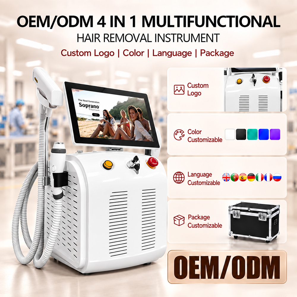 4 in 1 Diode Laser Hair Removal Machine with DPL, Pico & RF | ZENI - Image 6