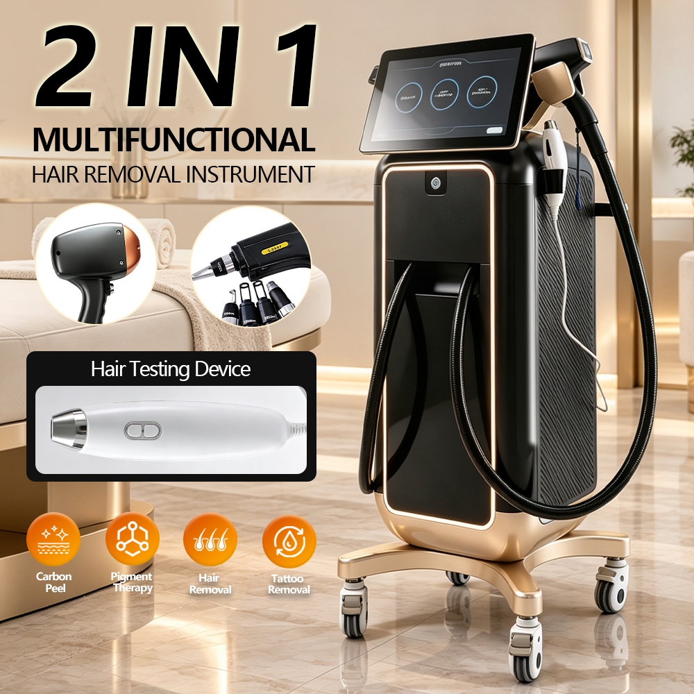 4 Wavelength Diode Laser Hair Removal Machine with Dual Handles | ZENI - Image 2