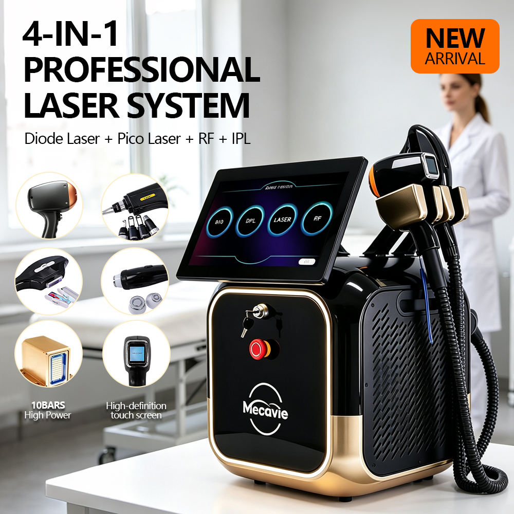 4-in-1 Diode IPL RF Beauty Machine for Hair Removal, Tattoo Removal & Skin Care | ZENI - Image 3