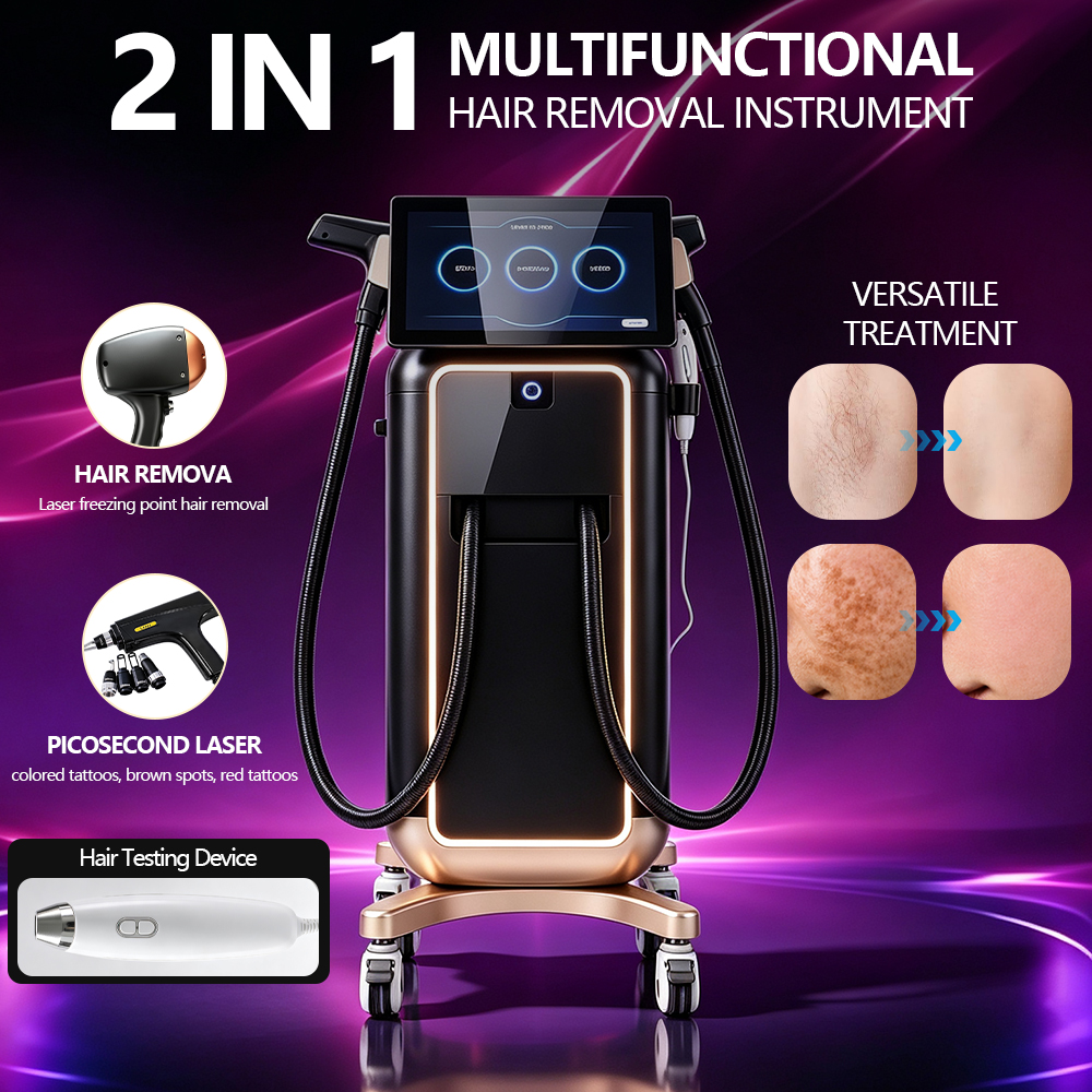 4 Wavelength Diode Laser Hair Removal Machine with Dual Handles | ZENI - Image 3
