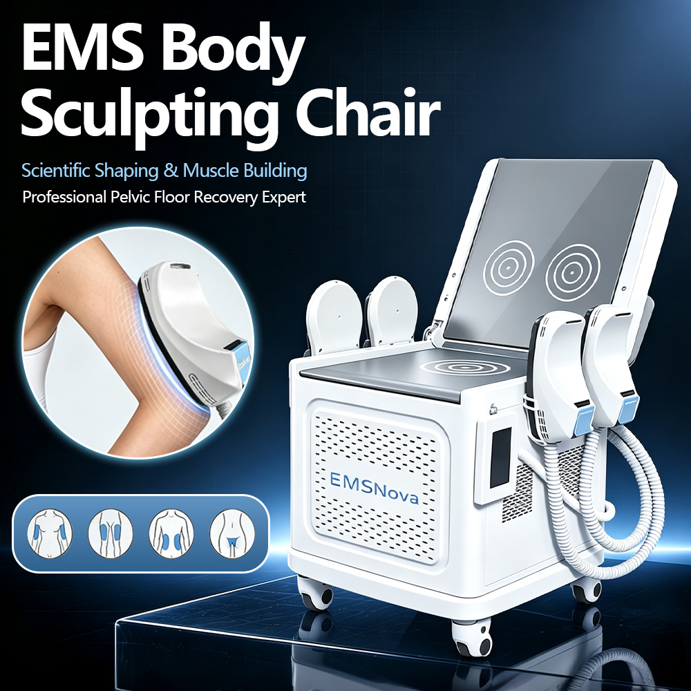 EMS Body Sculpting Chair with 4 Handles for Pelvic Floor Training | ZENI - Image 4