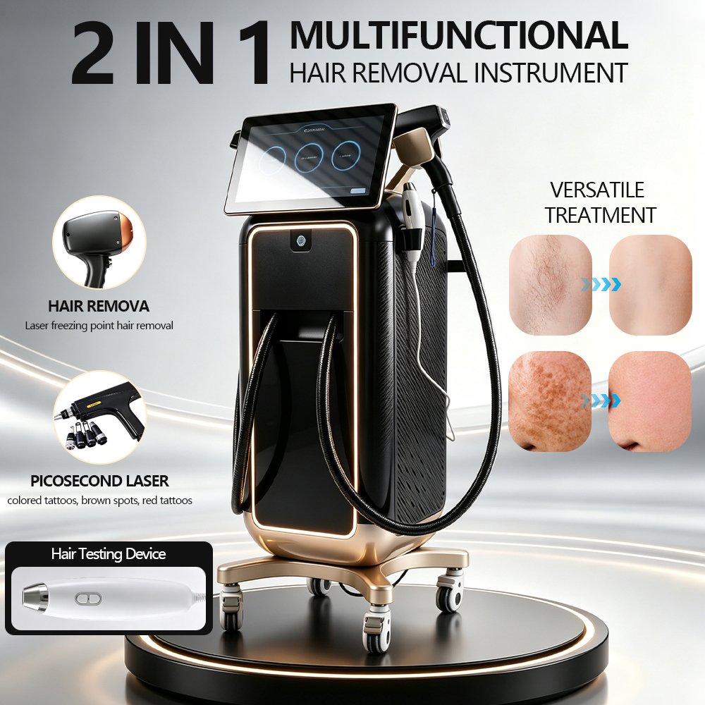 4 Wavelength Diode Laser Hair Removal Machine with Dual Handles | ZENI - Image 5