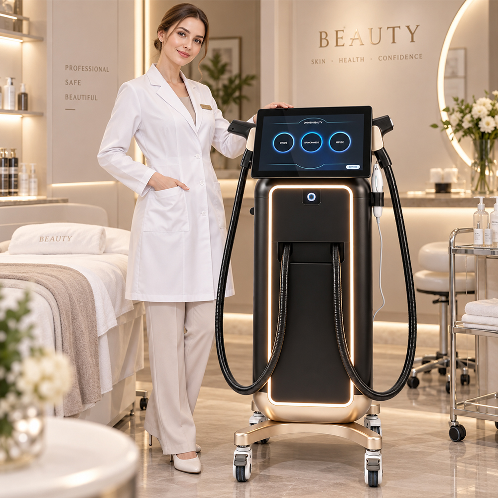 4 Wavelength Diode Laser Hair Removal Machine with Dual Handles | ZENI - Image 6