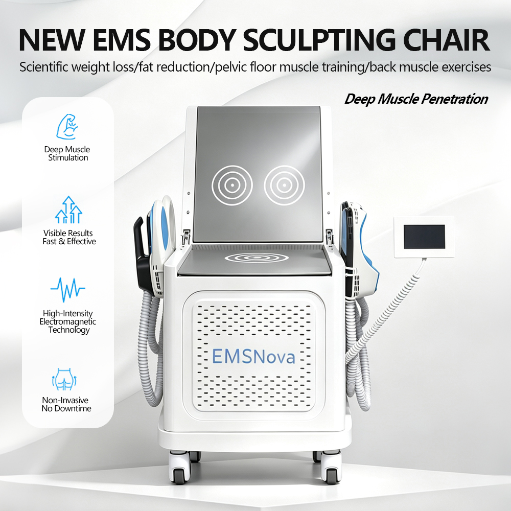 EMS Body Sculpting Chair with 4 Handles for Pelvic Floor Training | ZENI - Image 6