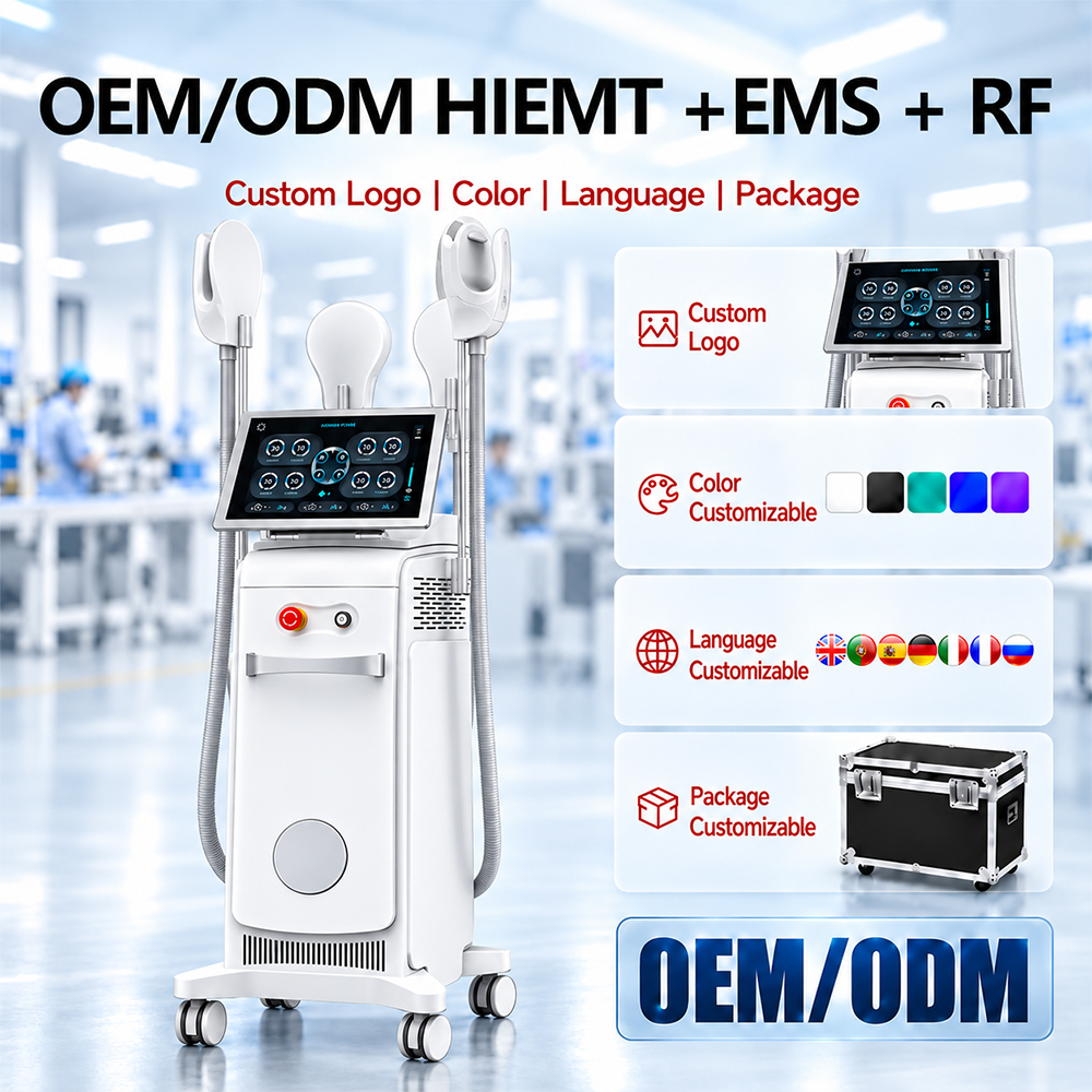4 Handle EMS Body Sculpting Machine with HIEMT & RF | ZENI - Image 5