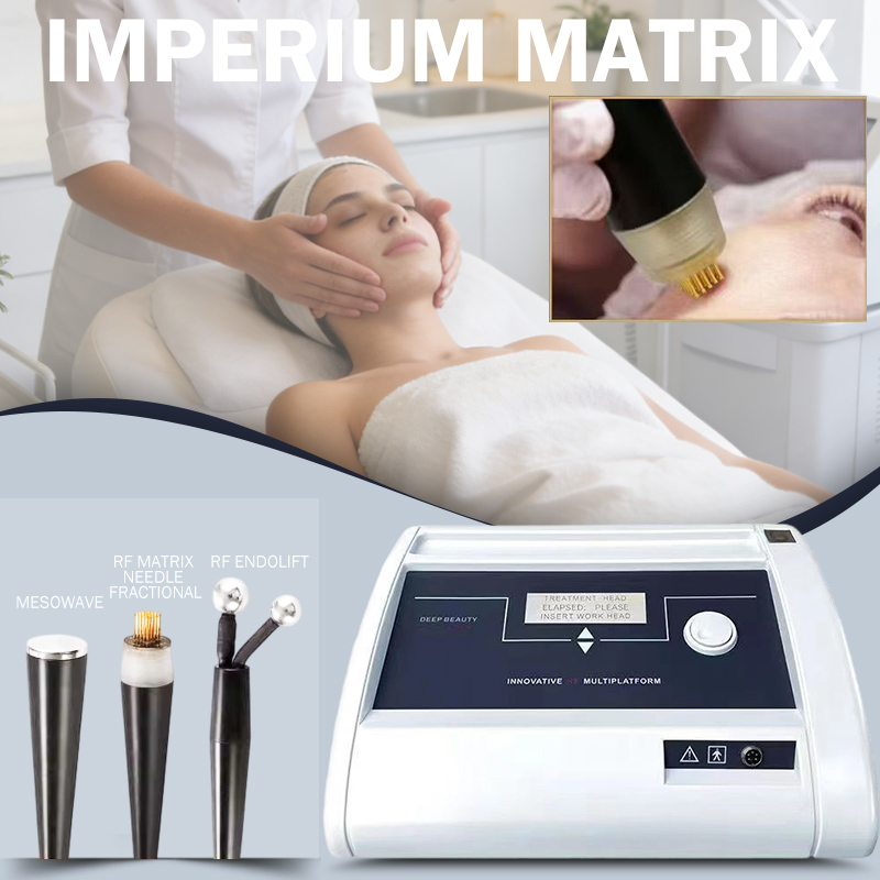 Imperium Matrix 3 In 1 RF Microneedle Machine, Fractional RF Endolift Mesowave Skin Rejuvenation Acne Scar Removal Beauty Machine for Salon - Image 13