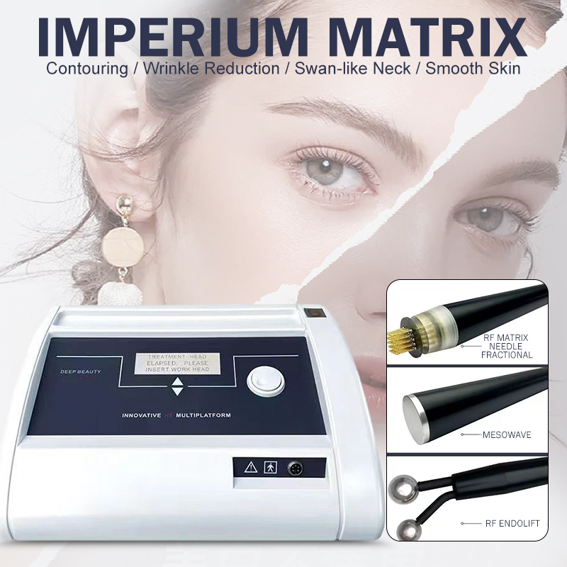 Imperium Matrix 3 In 1 RF Microneedle Machine, Fractional RF Endolift Mesowave Skin Rejuvenation Acne Scar Removal Beauty Machine for Salon - Image 4