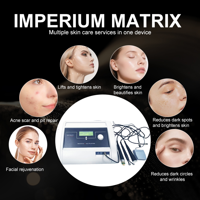 Imperium Matrix 3 In 1 RF Microneedle Machine, Fractional RF Endolift Mesowave Skin Rejuvenation Acne Scar Removal Beauty Machine for Salon - Image 5